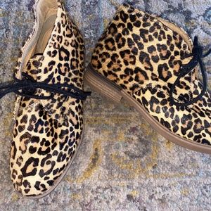 Hush Puppies Bounce Bailey Leopard Print Bootie
